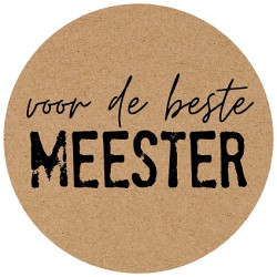 sticker beste meester kraft