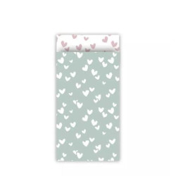 kadozakje hartjes mint roze