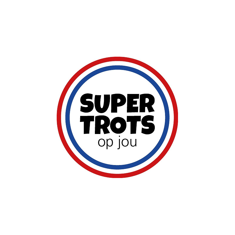 sticker super trots op jou