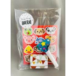 traktatie dierenstickers