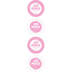 stickermix meisje gefeliciteerd