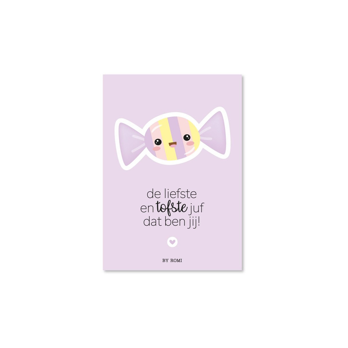 kaart liefste tofste juf