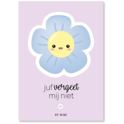 juf vergeet mij niet