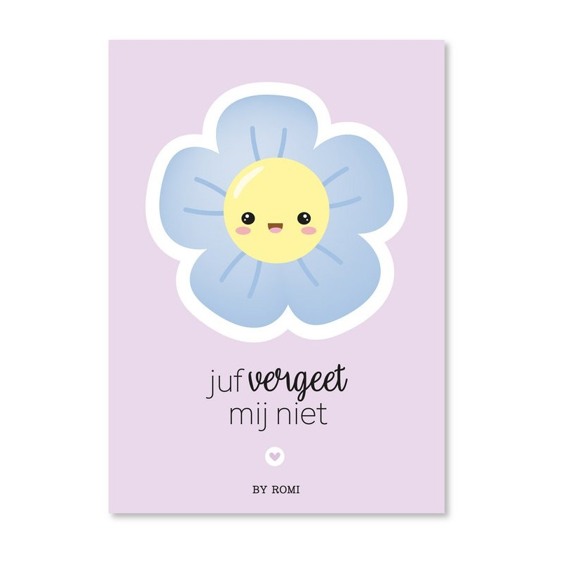 juf vergeet mij niet