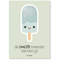 kaart coolste meester jij