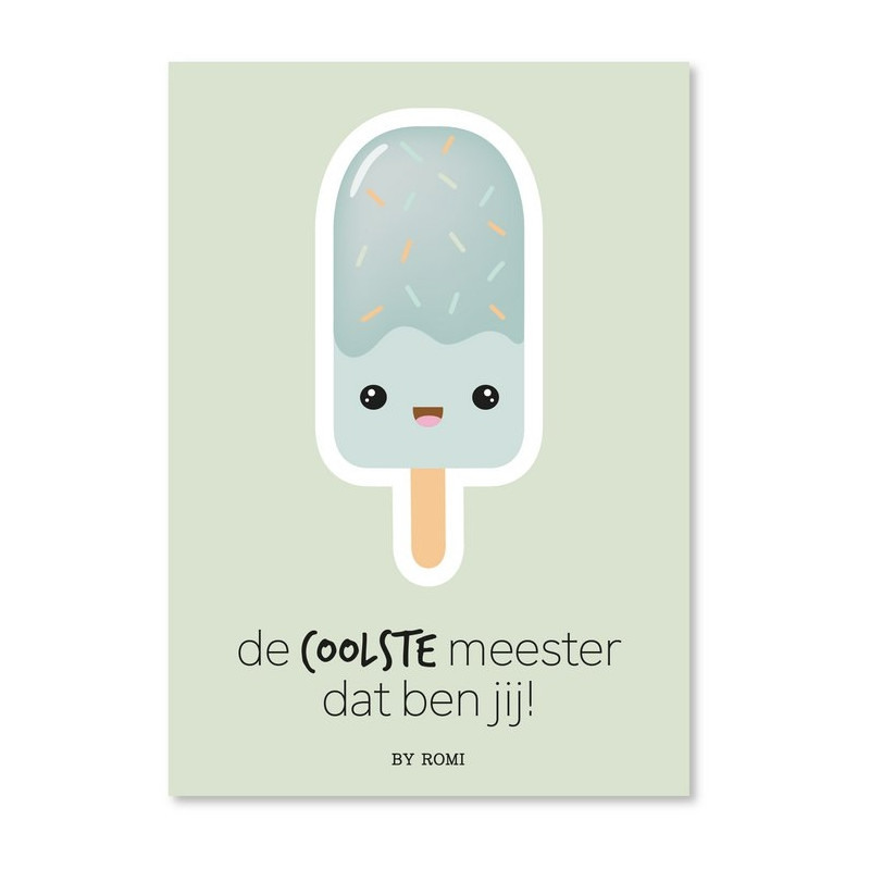 kaart coolste meester jij