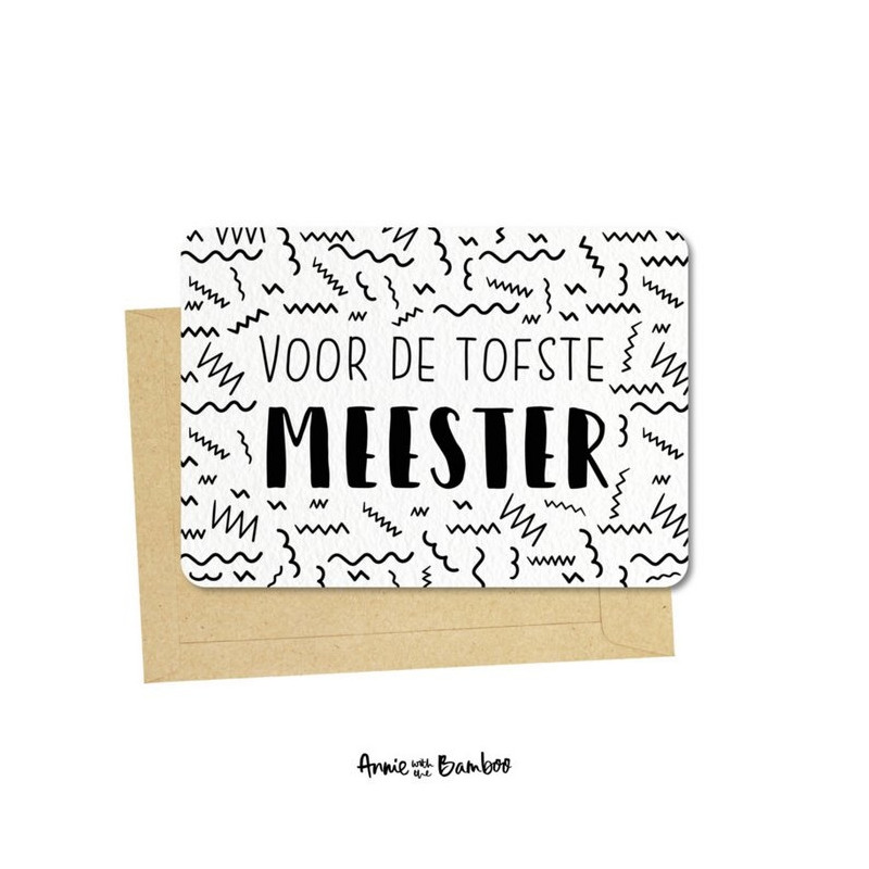 kaart tofste meester zwart wit