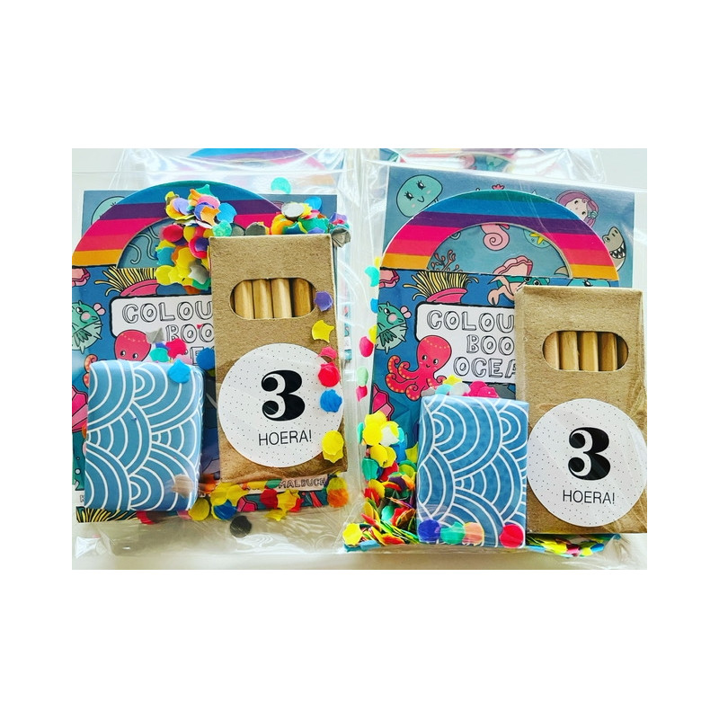 traktatie kleurboekje zeedieren