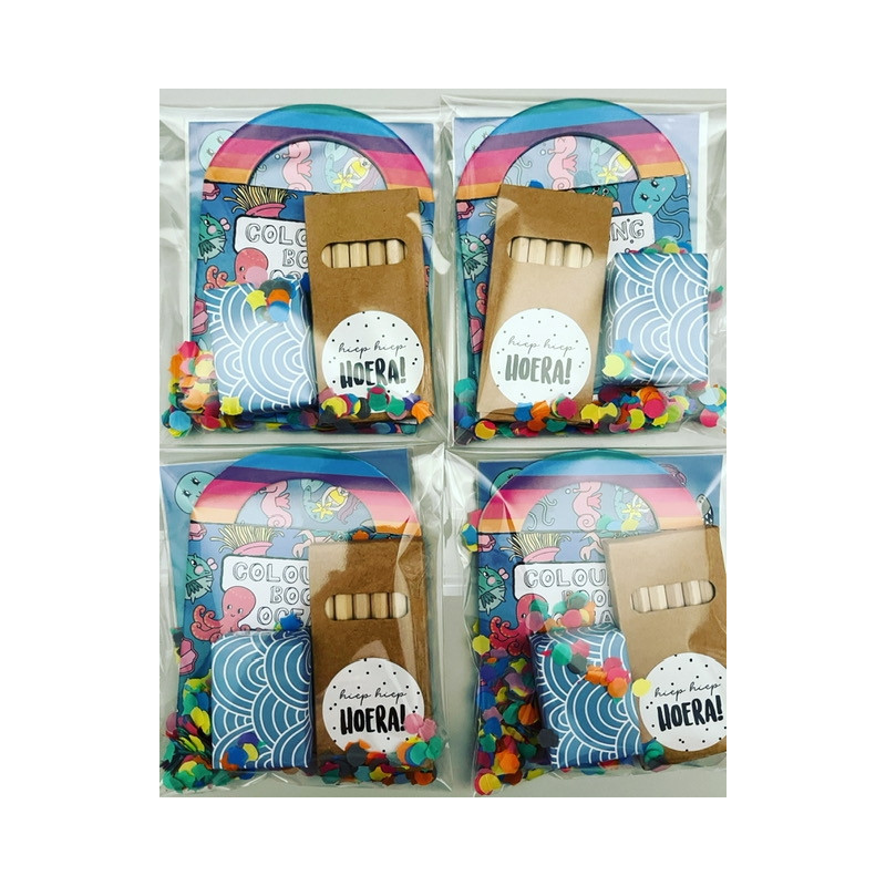 traktatie kleurboekje zeedieren