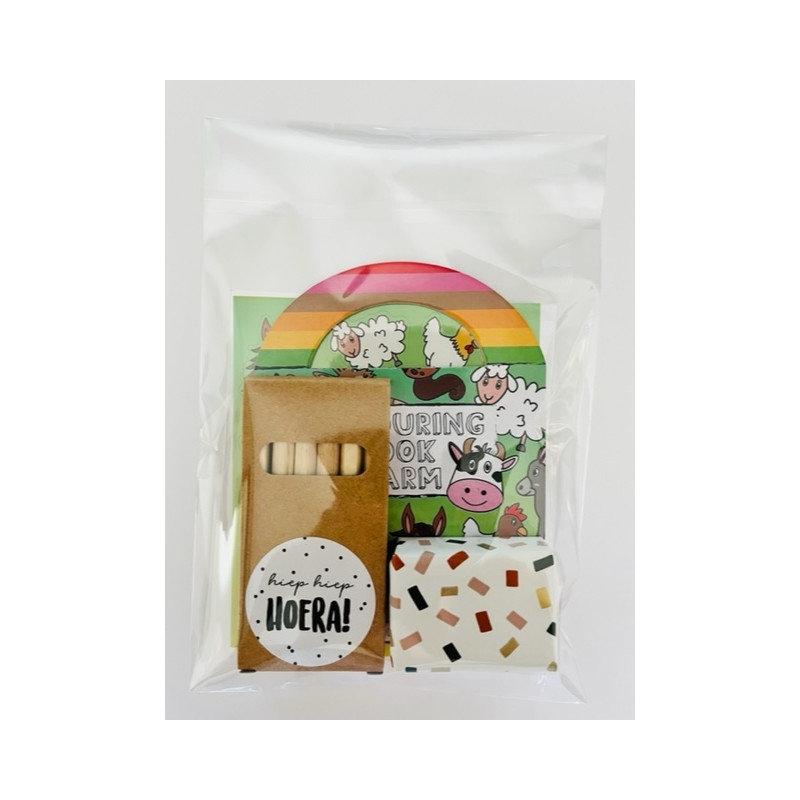 boerderij traktatie kleurboekje