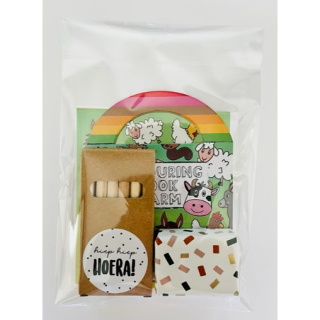 boerderij traktatie kleurboekje