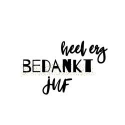 kaart heel erg bedankt juf