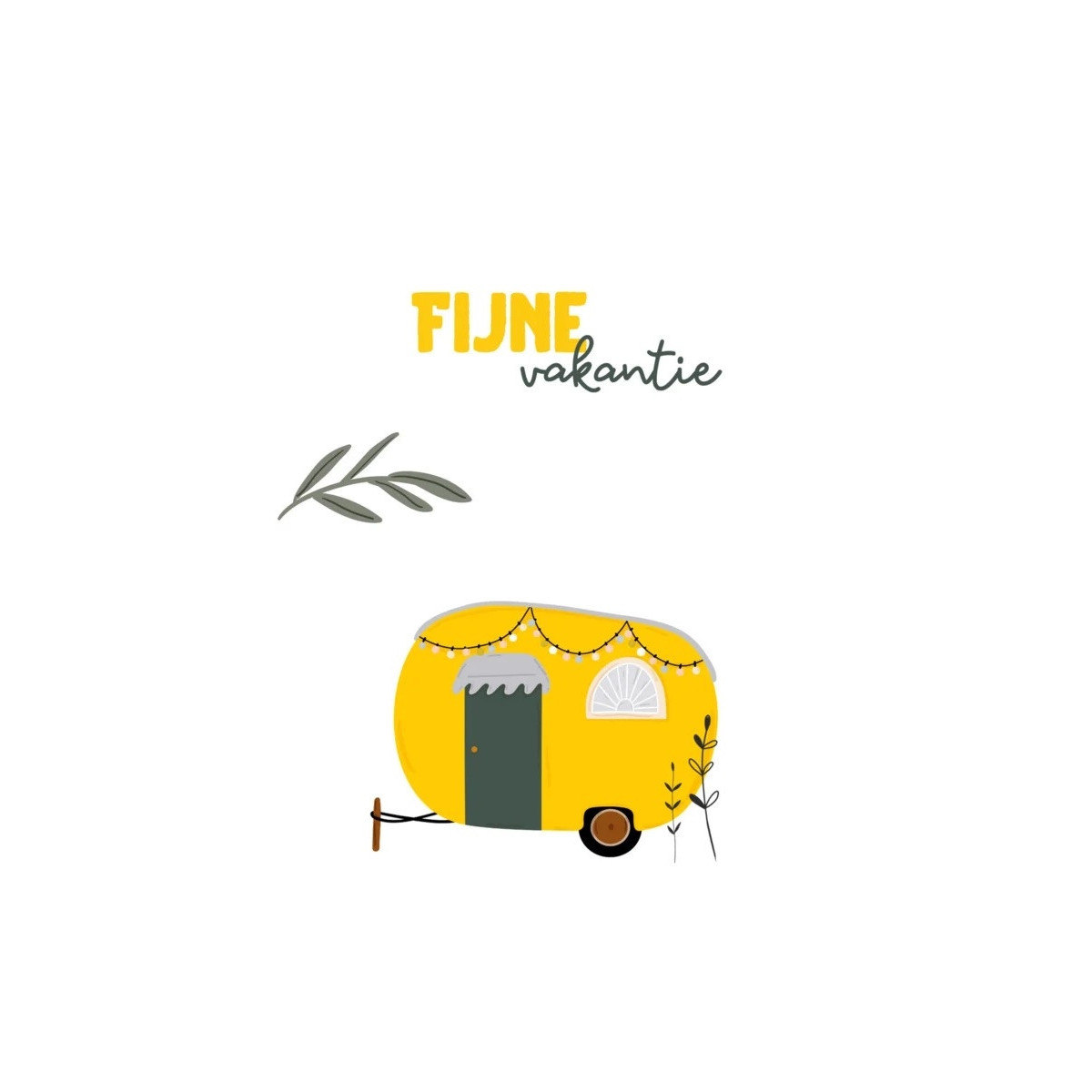 kaart vakantie caravan