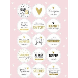 stickervel compliment juf