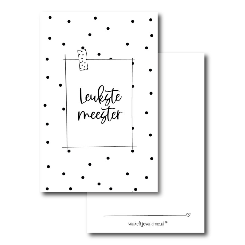 minikaart leukste meester