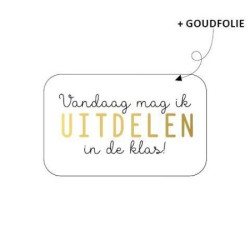 sticker uitdelen klas