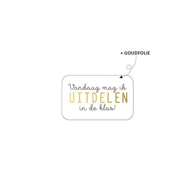 sticker uitdelen klas