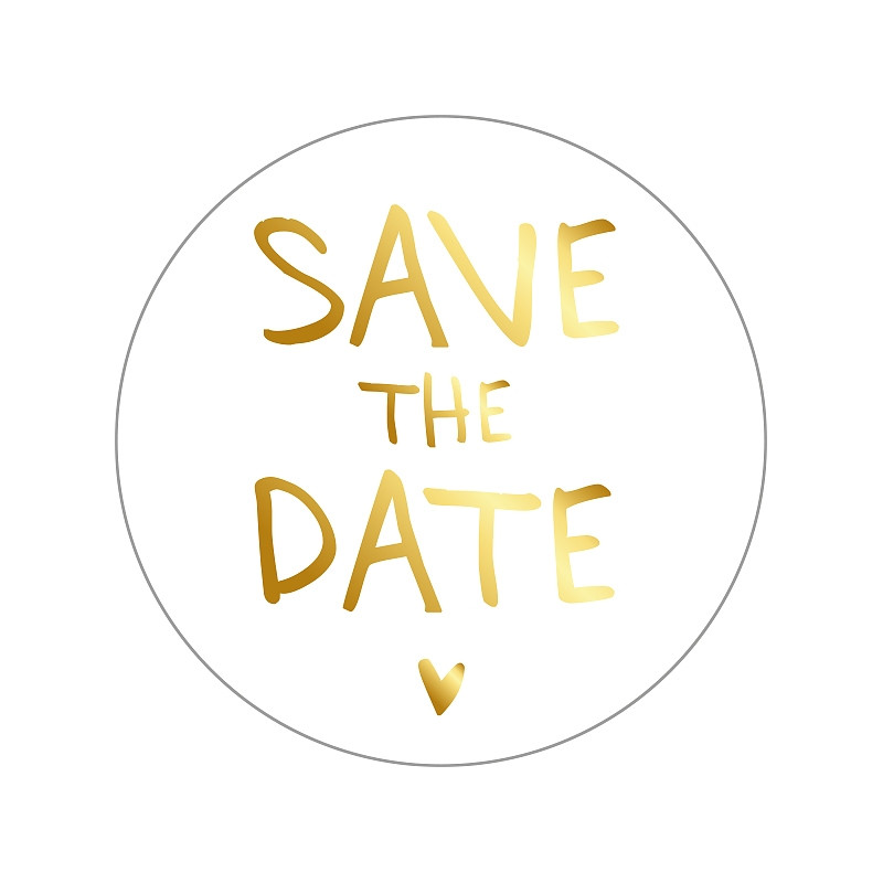 sticker save the date