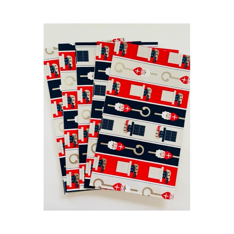 sint kadozakjes mijter rood blauw