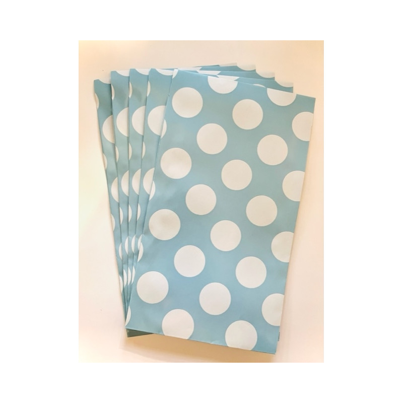 kadozakjes blauw witte stip