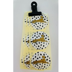 sticker jaguar stipjes