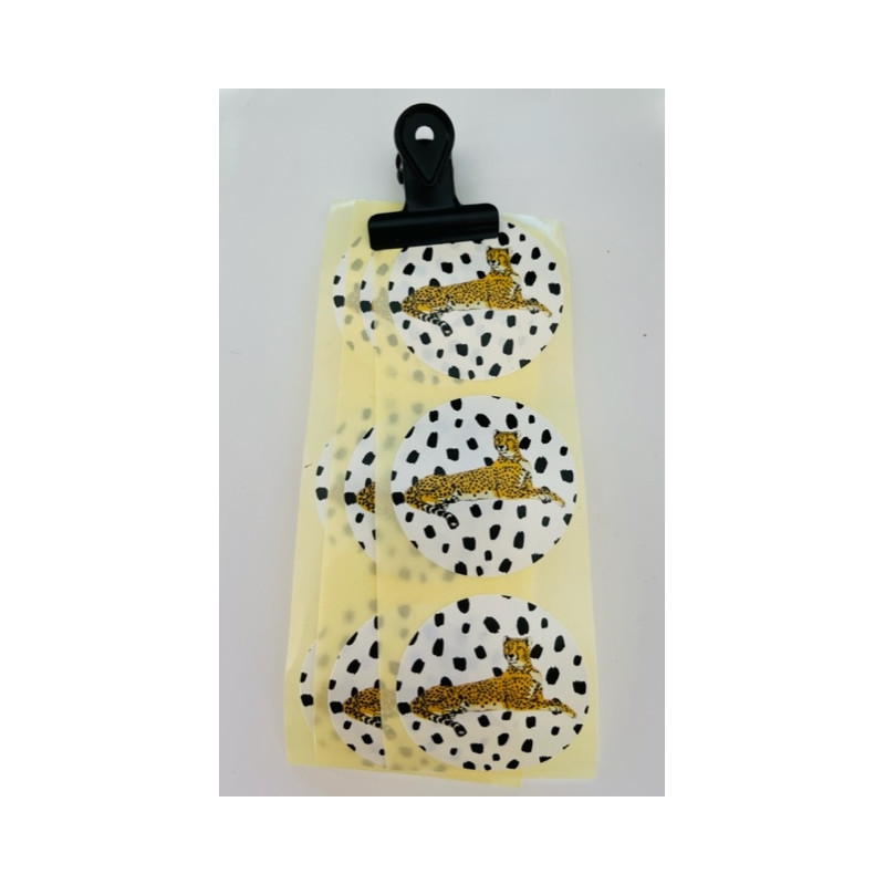 sticker jaguar stipjes