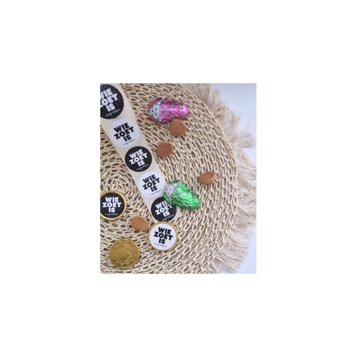 stickermix zoet is krijgt lekkers