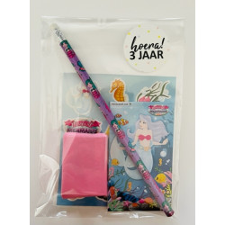 zeemeermin traktatie notitieboekje