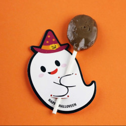 spookje lolly kaartje