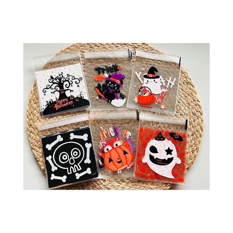 halloween traktatiezakjes