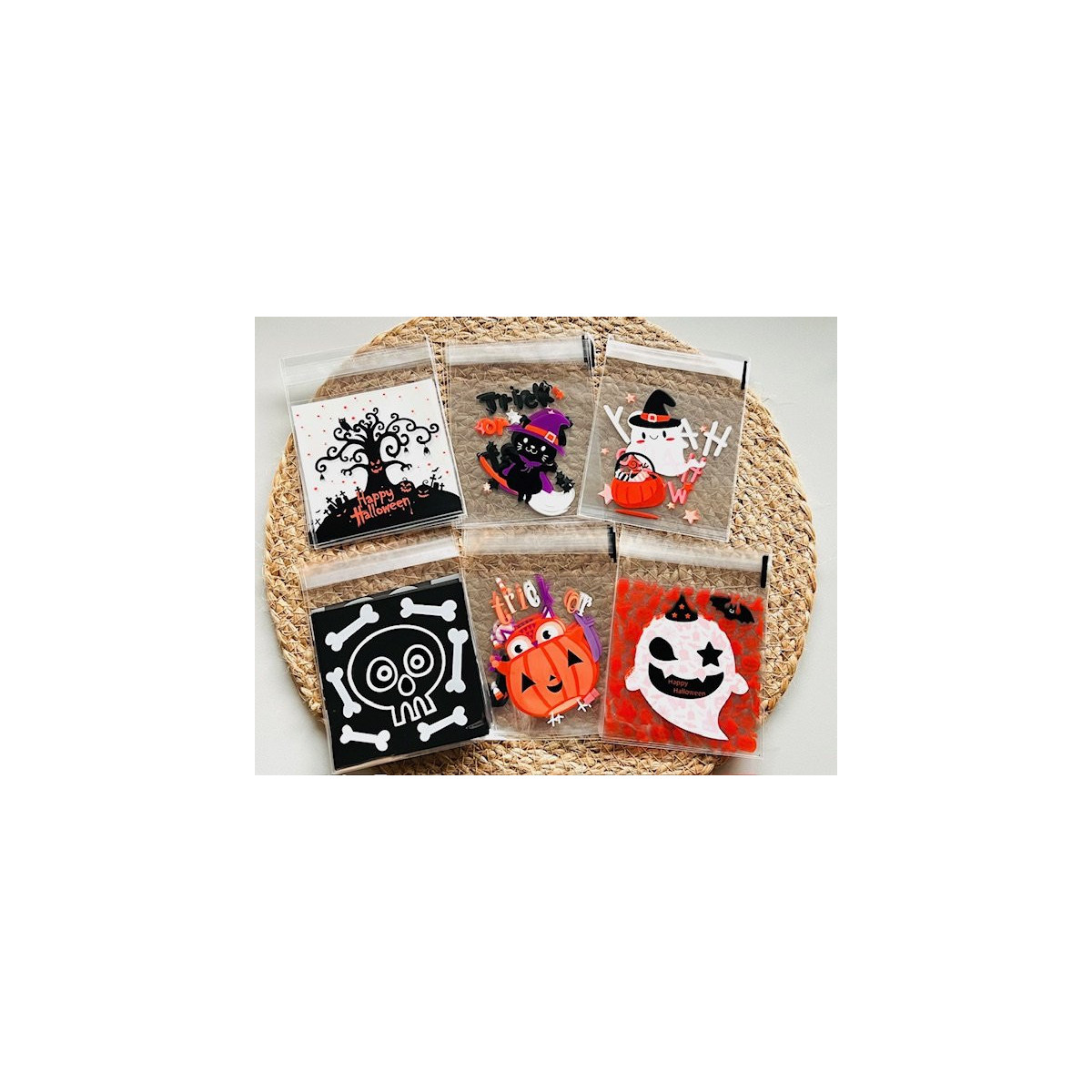 halloween traktatiezakjes