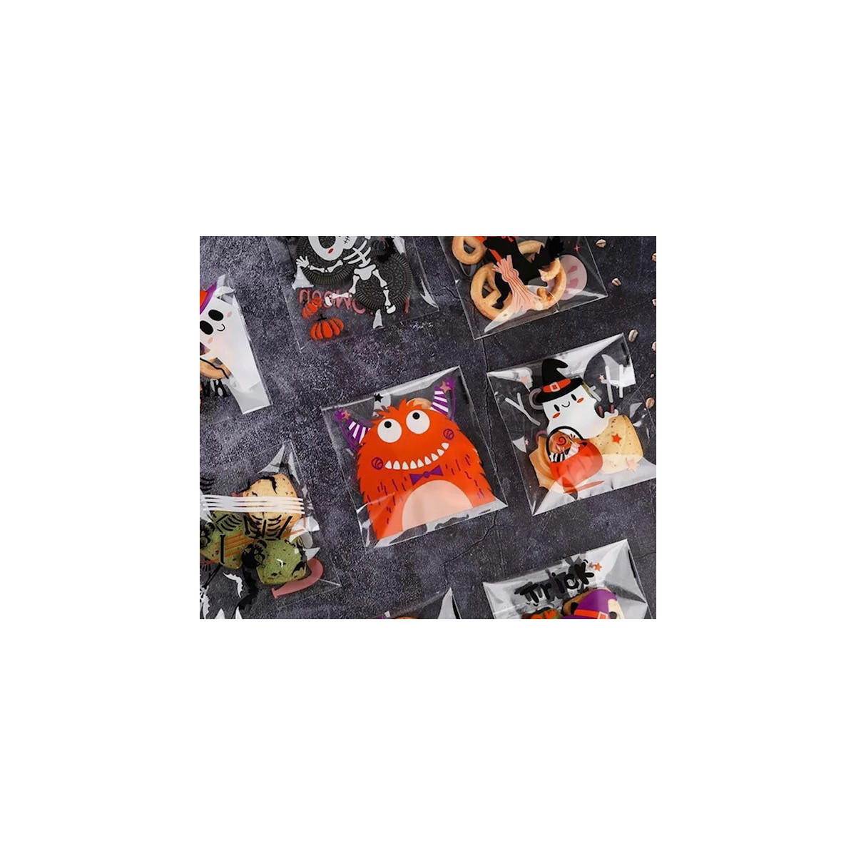 halloween traktatiezakjes