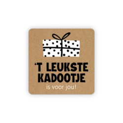 sticker leukste kadootje kraft