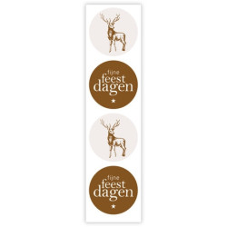 stickermix kerst hert