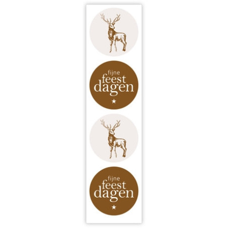 stickermix kerst hert