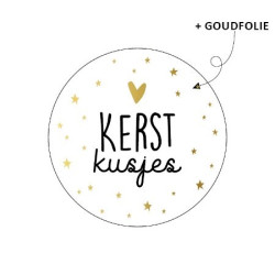 sticker kerstkusjes