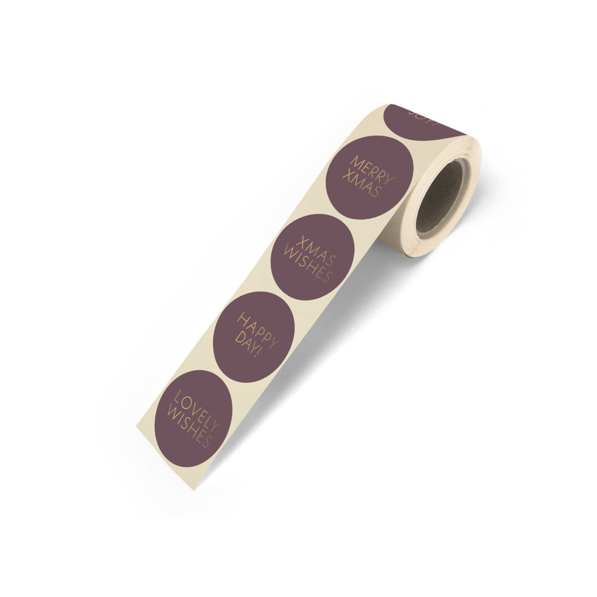 stickermix kerst paars