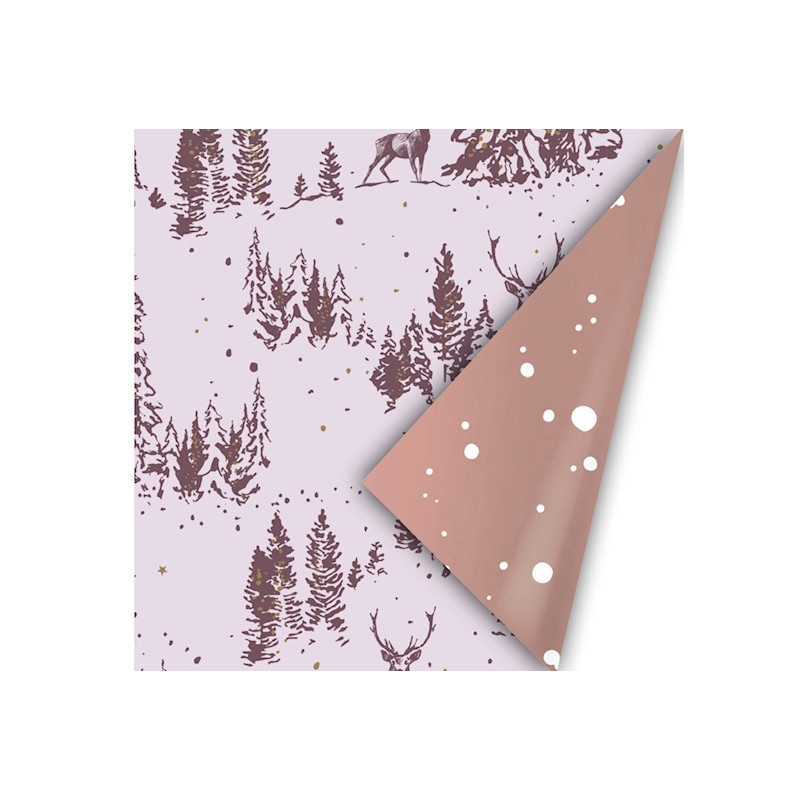 kadopapier rendier lila