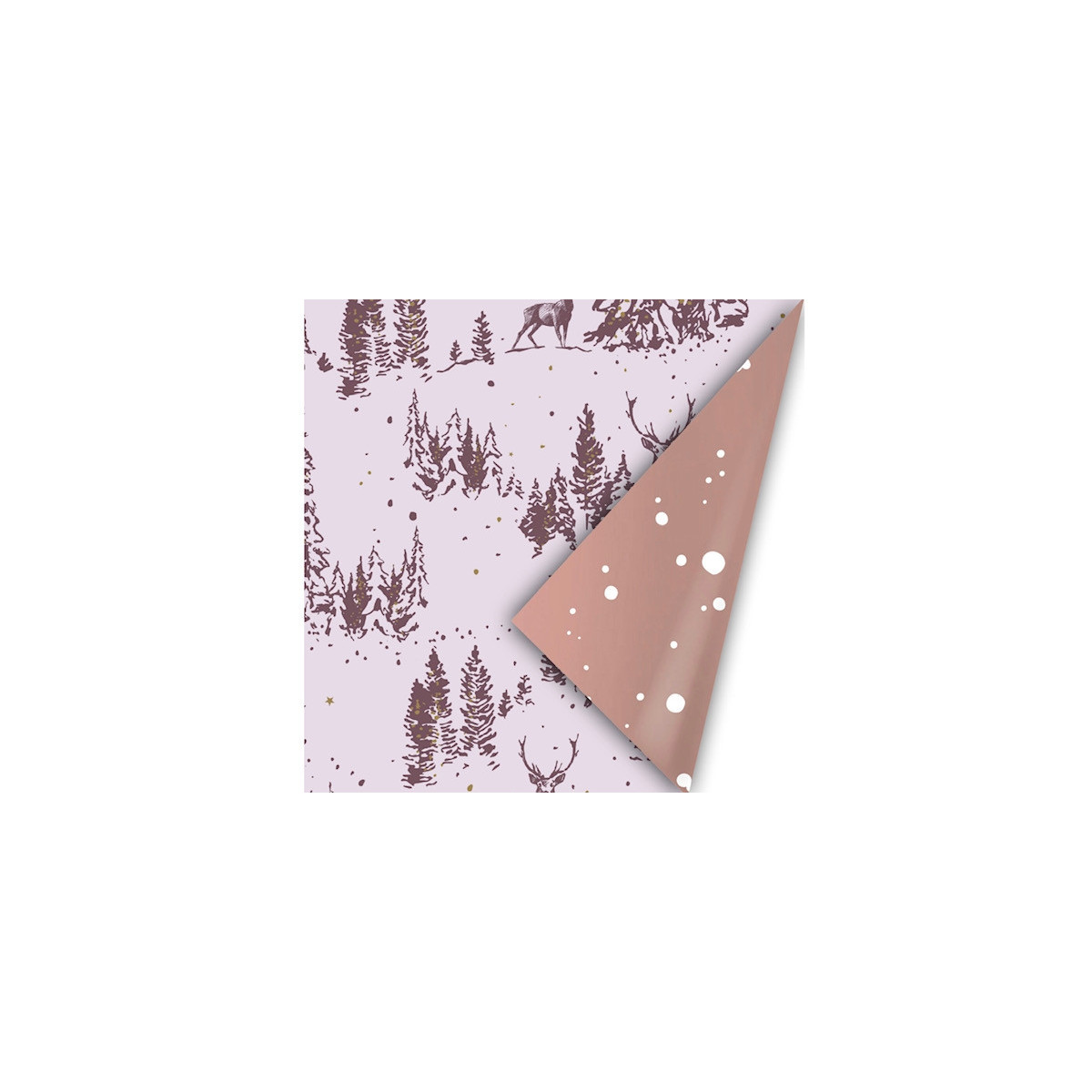 kadopapier rendier lila
