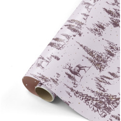 kadopapier rendier lila