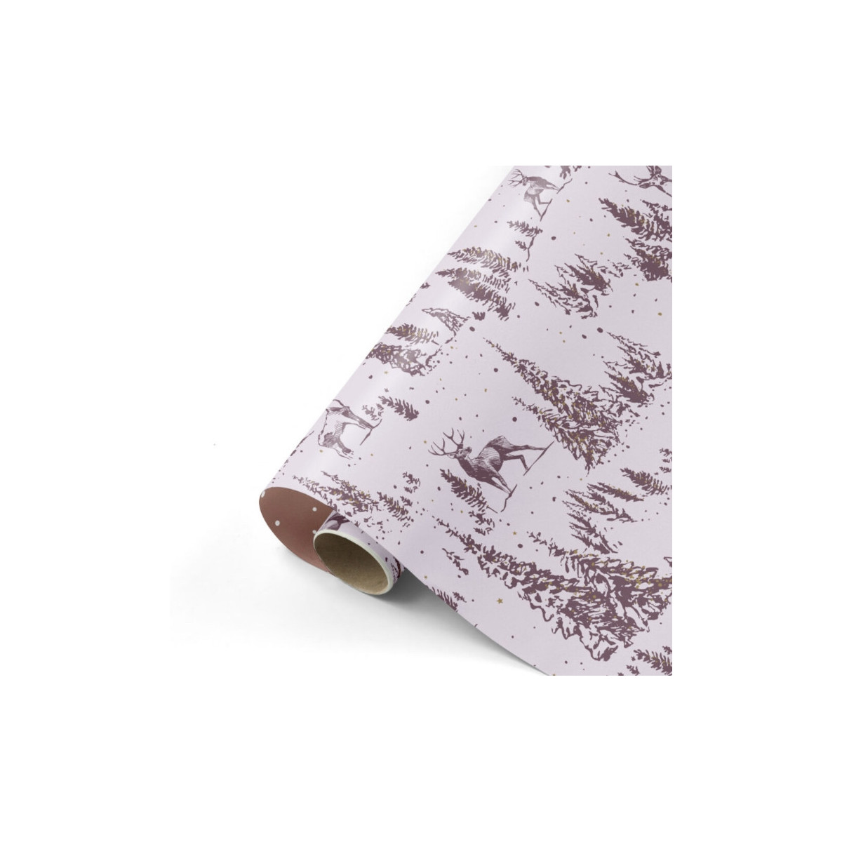 kadopapier rendier lila