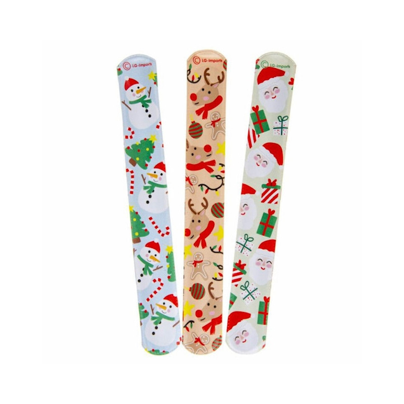 klaparmband print kerst