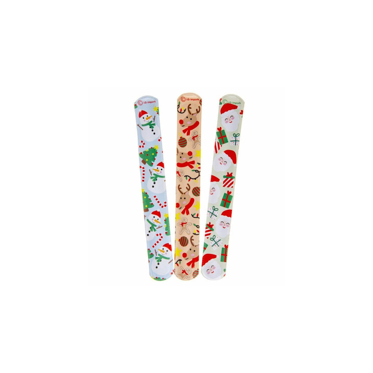klaparmband print kerst