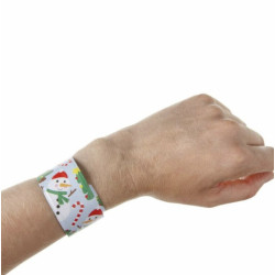 klaparmband print kerst