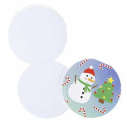 notitieboekje kerst rond