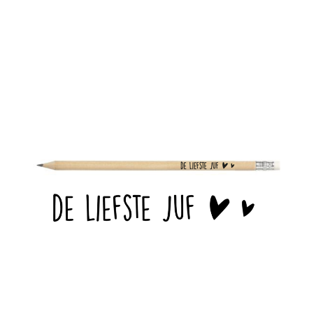potlood liefste juf