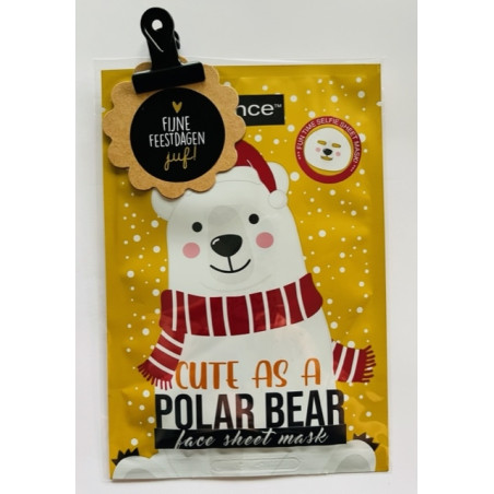 gezichtsmasker kerstbeer