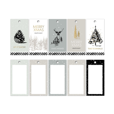 labels signature christmas