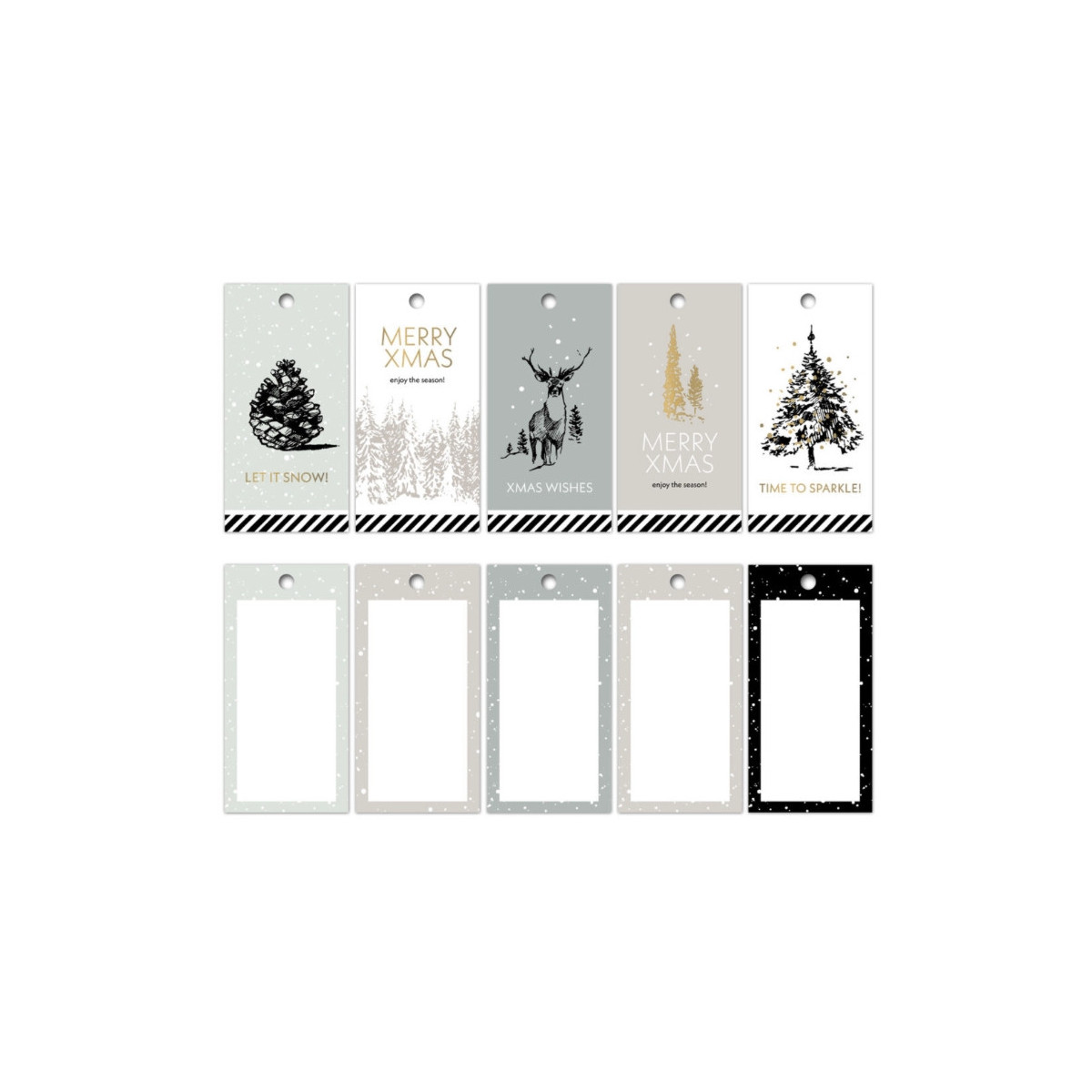 labels signature christmas