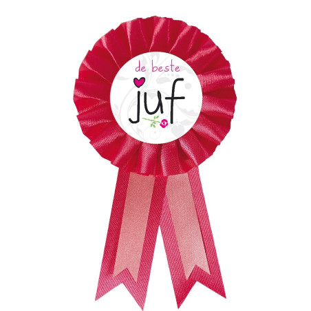 button rozet beste juf